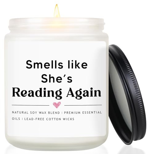 Funny Gifts for Book Lovers – Reading Scented Candle