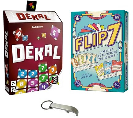 Blumie Shop - Kartenspiel in französischer Sprache: Flip + Dekal + 1 Decap