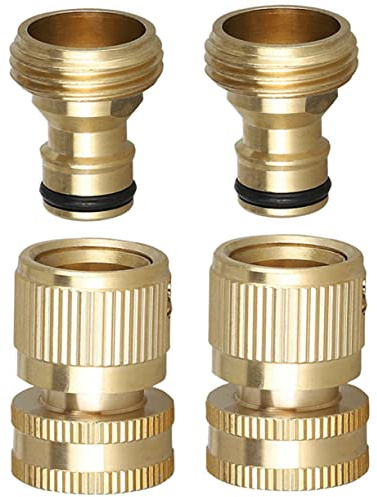 ifundom 2ensembles Raccord Rapide pour Tuyau Arrosage Pouce Connecteur De Tuyau De Jardin Lot de Adaptateurs De