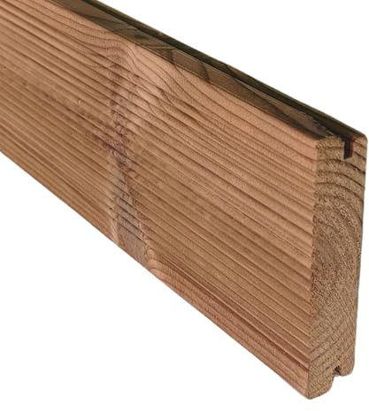 Lames de Terrasse en Bois Thermo-Modifié, Premium, 135 mm x 26 mm, Direct Portugal (1600, 1900)