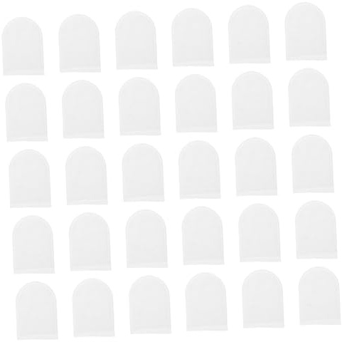 BAZEITFLOW 120 Stück U förmige Wiederverwendbare Baumwollpads Sanfte Abschminkpads mit Perlstruktur Weiche Langlebige Exfoliating Pads für Frauen Gesichtspflege und Reise