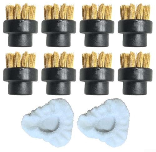 Spazzola per scopa a vapore con filo in acciaio inox, compatibile con pulitore a vapore Dupray, accessori per la pulizia di fessure strette, giunti, scarichi e angoli difficili