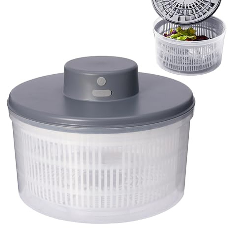 Essoreuse à salade électrique USB – Déshydrateur de fruits et légumes, séchoir de cuisine de grande capacité, mélangeur rapide, accessoire de cuisine à la maison | Essoreuse à salade pour les mères