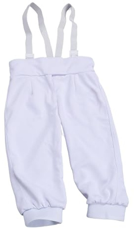 RiToEasysports Fencing Gear Pantalon d'escrime Réglable en Tissu Anti-Coups pour Enfants, Pantalon d'entraînement de Protection épais avec Coutures Renforcées pour Compétition de Sabre à l'épée