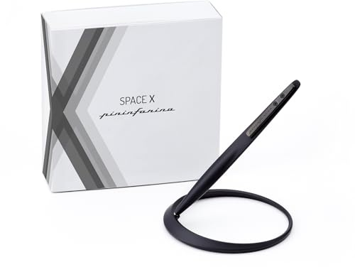 Pininfarina Space Ethergraf | Instrumento de Escritura Espacial | Diseñado en Italia | Cuerpo de Magnesio Ultraligero Negro | Usado en la Estación Espacial Internacional | Regalo Hombres y Mujeres