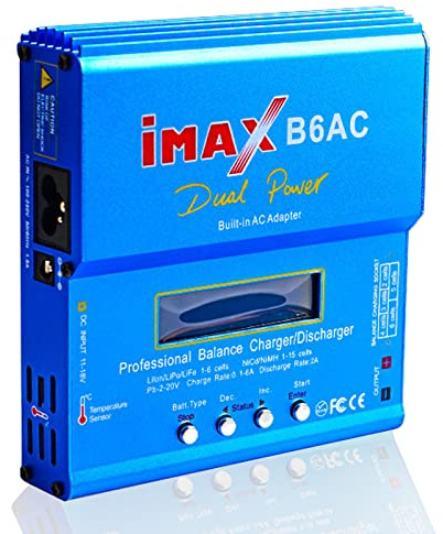 WANGCL IMAX B6AC Lipo batteriladdare B6 80 W digital LCD lipo-laddare 11-18 V med adapter för blysyra NI-CD/NI-MH 1-6S LI-PO