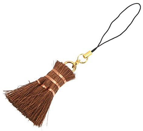 jojofuny Petit Balai à Main Fibre De Palmier Balai Fouet pour Balayer De Nettoyage De Bureau Compact