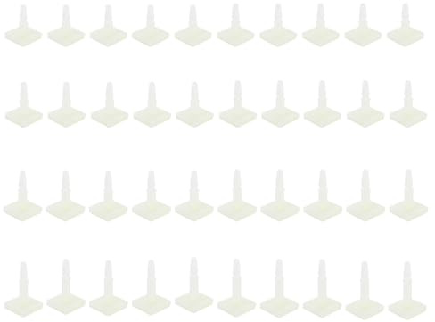 QUARKZMAN 40 Stk. Selbstklebende Leiterplattenabstandshalter, isolierte Abstandshalter für Leiterplatten, Unterstützungshöhe von 0,19 bis 0,62, passend von 3 mm bis 3,2 mm