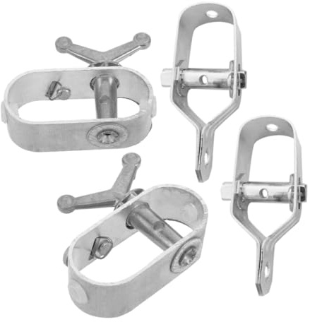 SHINEOFI 4 Pièces Tendeur de Câble Métallique Treuil à Cliquet pour Câble de Couverture de Piscine Tendeur de Robuste pour Fil de Clôture