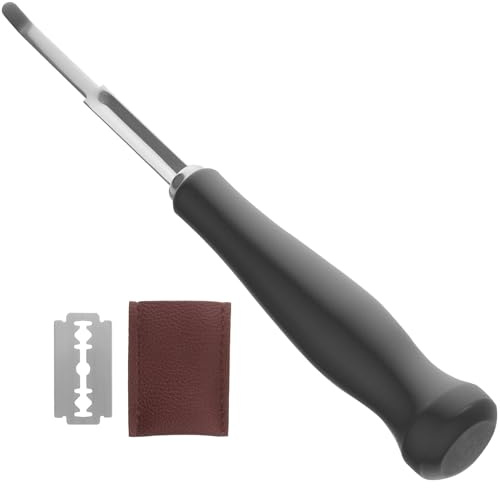 DOITOOL Cuchillo para Pan con Mango Ergonómico y Cuchillas de Inoxidable Herramienta Segura para Cortar Masa y Repostería Fácil Limpieza para Uso Profesional y Doméstico