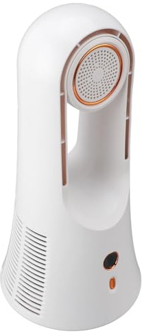 Riuulity Ventilatore da Scrivania Senza Lama Potente Piccolo Ventilatore da Tavolo a 6 velocità con Tablet per la Camera da Letto Dell'ufficio Domestico, Materiale ABS