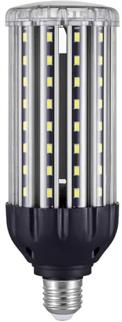 35W E27 LED Mais Lampe, Kaltweiß 6000K Energiesparlampe Hochleistung 3500 Lumen LED Maiskolben Leuchtmittel Ersatz 350W Halogen, 360°Abstrahlwinkel Super Hell für Garage Hof Werkstatt, Nicht Dimmbar