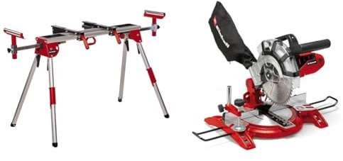 Einhell Kapp Gehrungssäge TC-MS 2112 (1600 W, Sägeblatt Ø 210 mm, Schnittbreite 120 mm, schwenkbarer Sägekopf) + kwb Kreissägeblatt EASY-CUT (universell Holz mit Metall, 34 Zähne, 210 x 30)