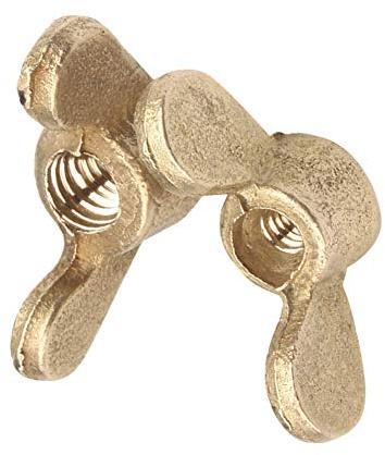 Yudesun Tuerca de Mariposa Sujetadores - Latón Tuerca de Mariposa Tornillo Torcedura de la Mano Tapa de Rosca Componentes M4 M5 M6 M8 M10 M12 M14 M16 M20