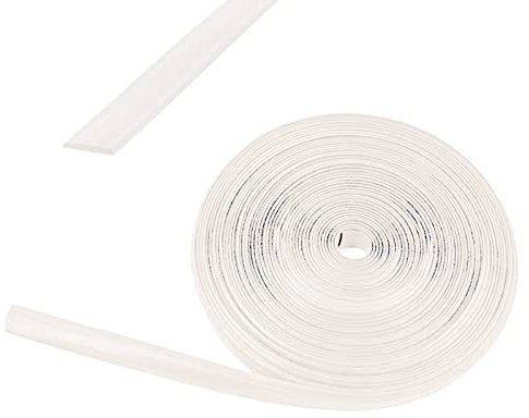 wamovo Kederband 12 mm weiß Kunststoff Leistenfüller für Wohnwagen und Wohnmobil (6 x 10 Meter)