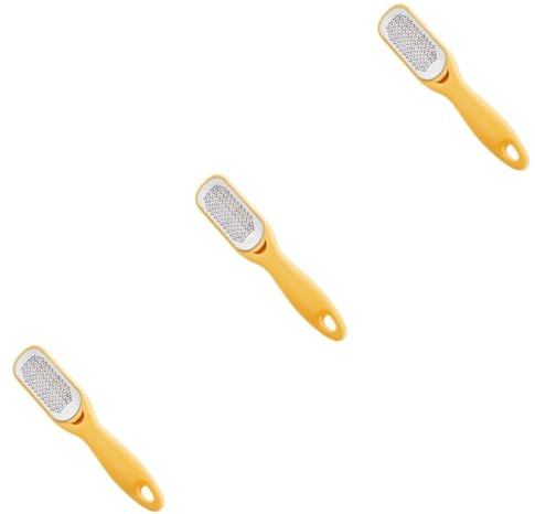 MAGICLULU Edelstahlspatel 3 Stk Kallus-datei Entferner Metallspatel Fersenschaber Fußfeile Aus Metall Werkzeuge Für Die Fußpediküre Fuß Pediküre Raspel Metallwäscher Doppelseitig Hacke