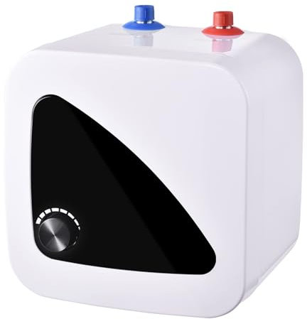 Chauffe-eau portable, mini chauffe-eau électrique instantané sans réservoir 1500 W, réservoir de 8 L, chauffe-eau électrique, chauffe-eau sous évier for cuisine, salle de bain, lavage
