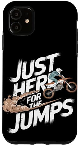 Juste là pour les sauts en vélo tout-terrain Coque pour iPhone 11