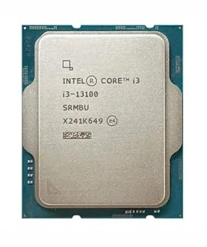Intel Core i3-13100 Processeur de bureau 4 cœurs (jusqu'à 4,5 GHz) LGA 1700 - Carte graphique UHD 730-12 Mo de cache (version plateau OEM, refroidisseur non inclus) - Performance fiable pour le