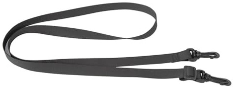 Nylon axelrem – justerbar elastisk rem med roterande, bärbar ögla för