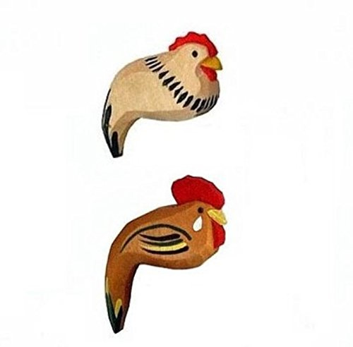 Hühnchen & Hähnchen Lotte Sievers-Hahn 3 und 4,5 cm Krippenfigur