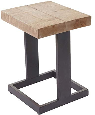 Mendler Sitzhocker HWC-A15 48x36x32cm Tanne | Hocker, Fußhocker, Holzhocker, Holz, rustikal massiv