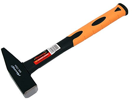 Neilsen CT0244-800g Chipping Hammer with Fibreglass Handle, Cushion Grip & Steel Head for Metalwork, Fabrication, Workshop & Machinist Use