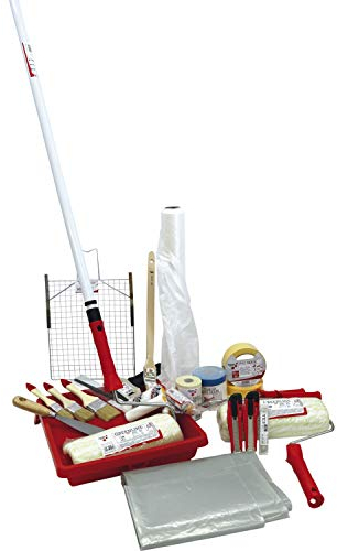 26-Teilig | vasalat Maler-Set mit Teleskopstange für den Hand- und Heimwerker