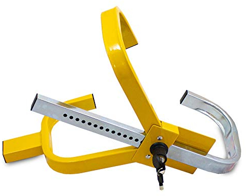 BITUXX Rad Kralle Klaue Parkkralle Wegfahrsperre Anti - Diebstahl Sicherung PKW Auto Wohnmobil Anhänger