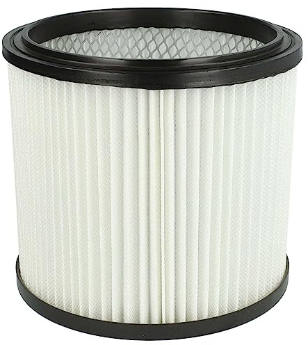 vhbw Replacement Filter compatible with Parkside PWDA 20 Wet and Dry Vacuum Cleaner - Cartridge Filter - white