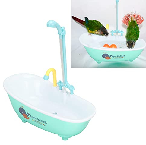 Vogeltränke Käfig, Vogeltränke, Schüssel Zum Aufhängen, Wellensittich-Bad, Vogelhäuschen, Vogel-Papagei-Badewanne, Multifunktionale Niedliche Elektrische