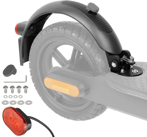 aibiku Scooter Schutzblech Hinten, Kotflügel Hinten aus Aluminiumlegierung für Xiaomi M365, 1S, Essential, Pro, Pro 2 Scooter - E Scooter Zubehör Einzelteile