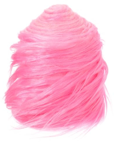 PATIKIL Tiras de Tela de Piel Sintética de Felpa, 59 x 4, Cinta Esponjosa de Piel Sintética para Manualidades DIY, Barba de Gnomo de Navidad Halloween, Rosa