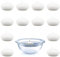 pajoma® Lot de 12 bougies flottantes XL - Crème - Non parfumées - Poids de cire : 80 g - Environ 8 heures de combustion - 69 x 38 mm