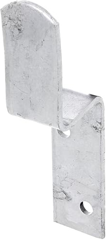 Alberts 843533 Zaunriegelhalter | feuerverzinkt | zum Aufschrauben | 34 x 160 | 10er Set