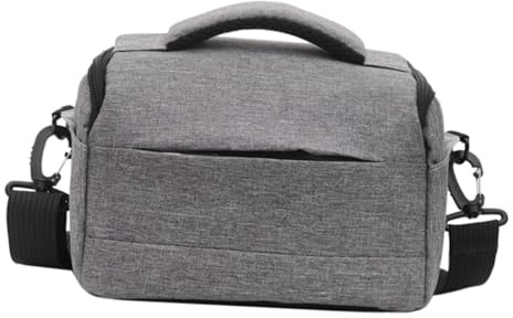 Hoement Sacoche de Transport Confortable et Pratique Bandoulière Réglable en Nylon et Poches Multiples pour Appareil Photo Reflex pour Appareil Photo de Voyage