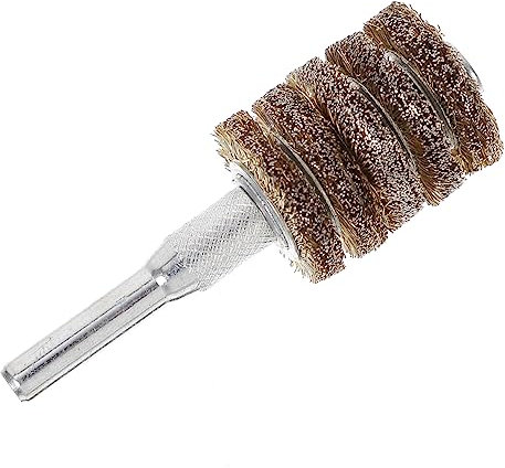 OKUMEYR 2pcs High Grade Steel Wire Brush Set Long Handled Wire Brush for Drill
