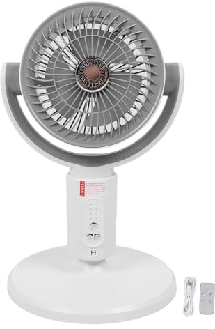 SUPYINI Standing Fan with Remote Control, Quiet Oscillating Fan with 4 Wind Speed 8h Timer Adjustable Height Air Circulating Fans for Bedrooms Office Living Room