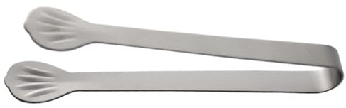 Pince à sucre en acier inoxydable facile à prendre en main - Petite cuisine pour café, sucre, dessert, buffet, barbecue, cuisine, friture, ergonomique