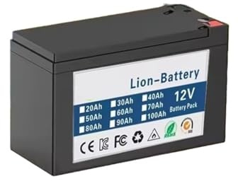 MDFCJHS Batería de Litio de 12 V y 15-30 Ah for Coche eléctrico Infantil con Carrito de pulverización(12v 15Ah)