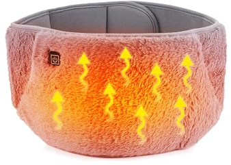 Horuili® Cojín térmico para dolores menstruales, cinturón térmico, cinturón calefactor eléctrico para abdomen y espalda con 3 niveles de calor, para mujeres, madres
