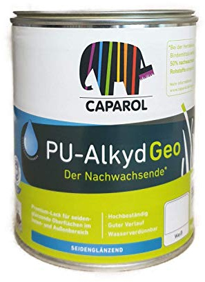 Caparol PU-AlkydGeo lack weiß seidenglänzend innen/außen 0,75 Liter
