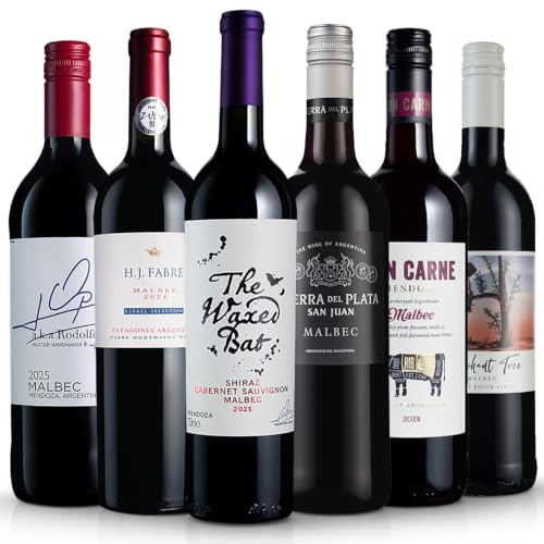 Laithwaites Red Wine Customer Favourites Malbec (Mixed Case of 6) Argentina, South Africa 13.5-14.5% ABV