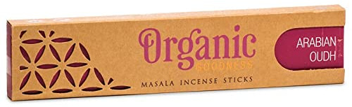 song fo india INCENSO stick MASALA ORGANIC 3nu Confezioni DA 15g bio (ARABIAN OUDH X3)