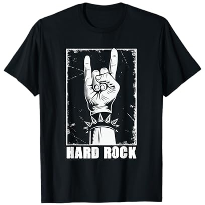Hard Rock Pommesgabel Heavy Metal Rock Musik Hardrock T-Shirt