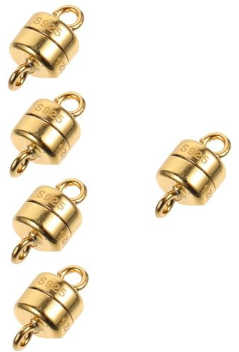 STOBOK Schmuck 5st Magnetischer Armbandverschluss Konverter Für Schmuckverschlüsse Zubehör Zur Schmuckherstellung Armbandverschlüsse Federringverschluss Knopf Silber- Armbänder Liebhaber