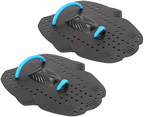 Palas de natación, paletas de mano para entrenamiento de natación con correas ajustables, paletas de mano de natación para mujeres y hombres, accesorios de natación
