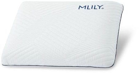 MLILY NOTO Kopfkissen Memory Foam 40x60cm Orthopädisches Kissen für Seitenschläfer, Ergonomisches Kopfkissen Nackenkissen mit R.Vital Avocado-Öl angereichert und waschbarem Bezug, Öko-Tex Zertifiziert