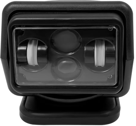 Fliuyr LED Suchscheinwerfer,60W,Arbeitsleuchte Funkfernsteuerbar mit 360° Drehbarer Lichtkopf und Fernbedienung,LED Arbeitsscheinwerfer,600m Beleuchtung Entfernung