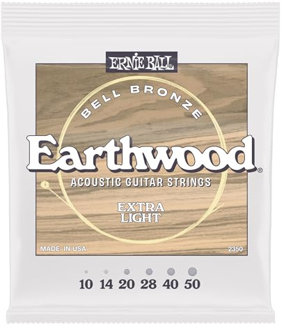 Ernie Ball Extra Light Earthwood Bell Bronze Gitarrensaiten Westerngitarre 10-50
